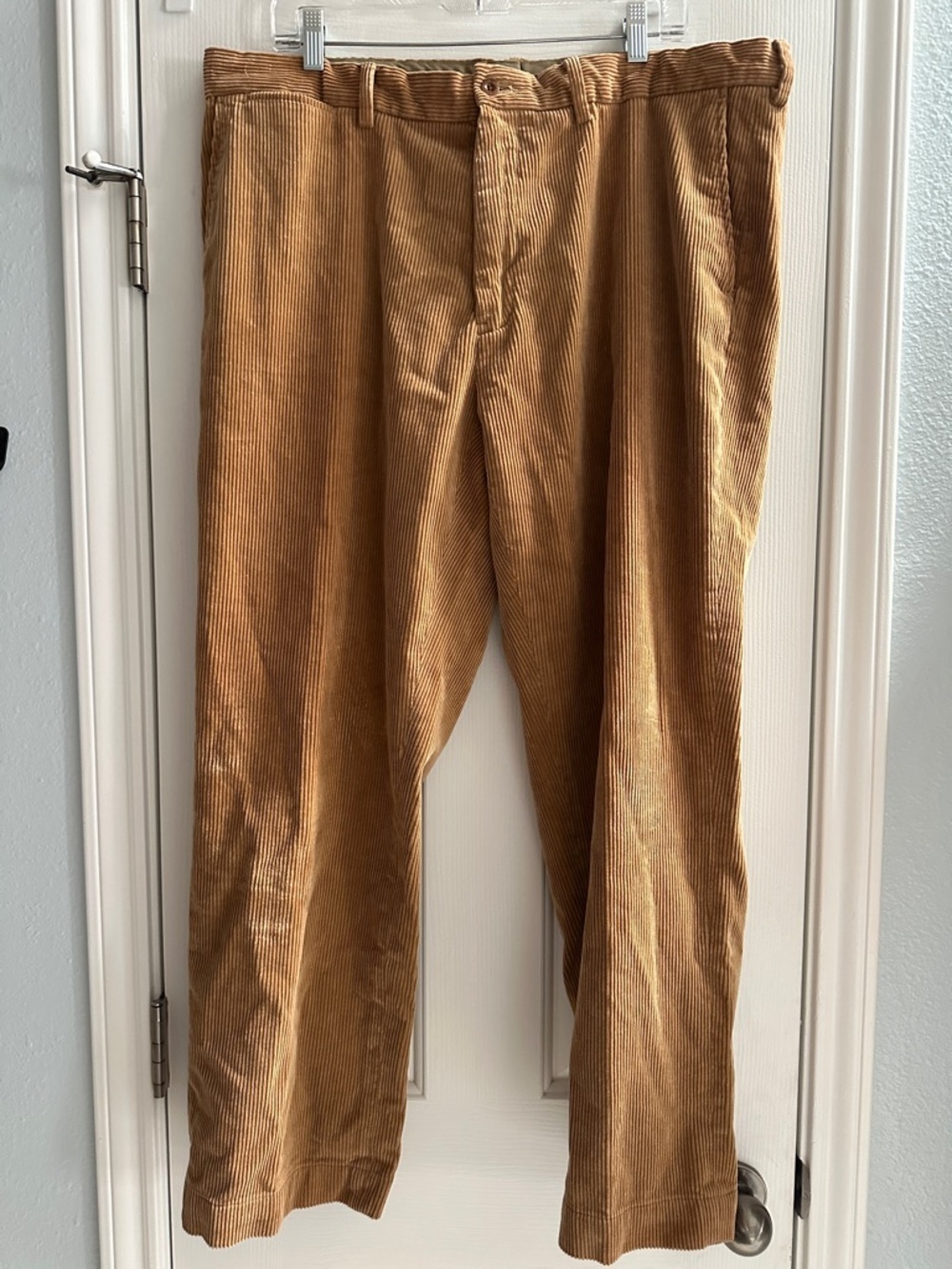 Vintage 90s Polo Ralph Lauren Men’s  Tan Corduroy Pants Preppy Men’s 40 x 30